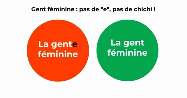 Gente féminine ou gent féminine ?