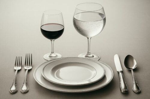 Verre à eau à droite ou à gauche