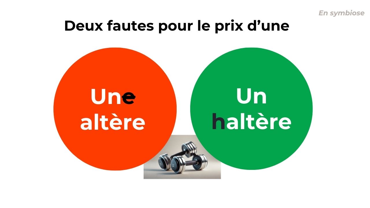 Une altère ? Eh Non ! C’est Un Haltère