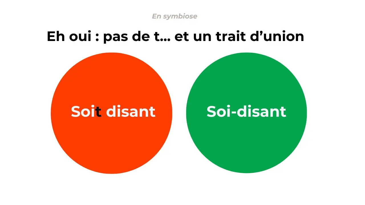 Soi-disant ou soit disant ? L’erreur que beaucoup font