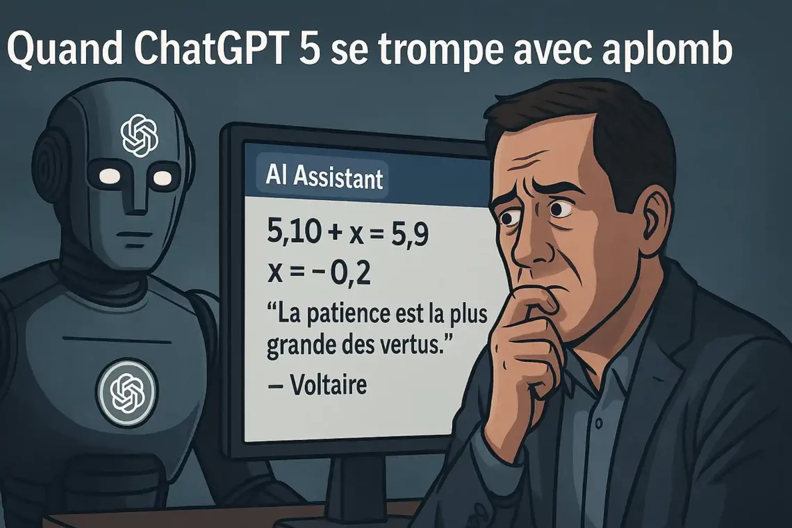 Les erreurs de ChatGPT 5