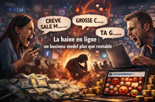 image illustrant la haine en ligne