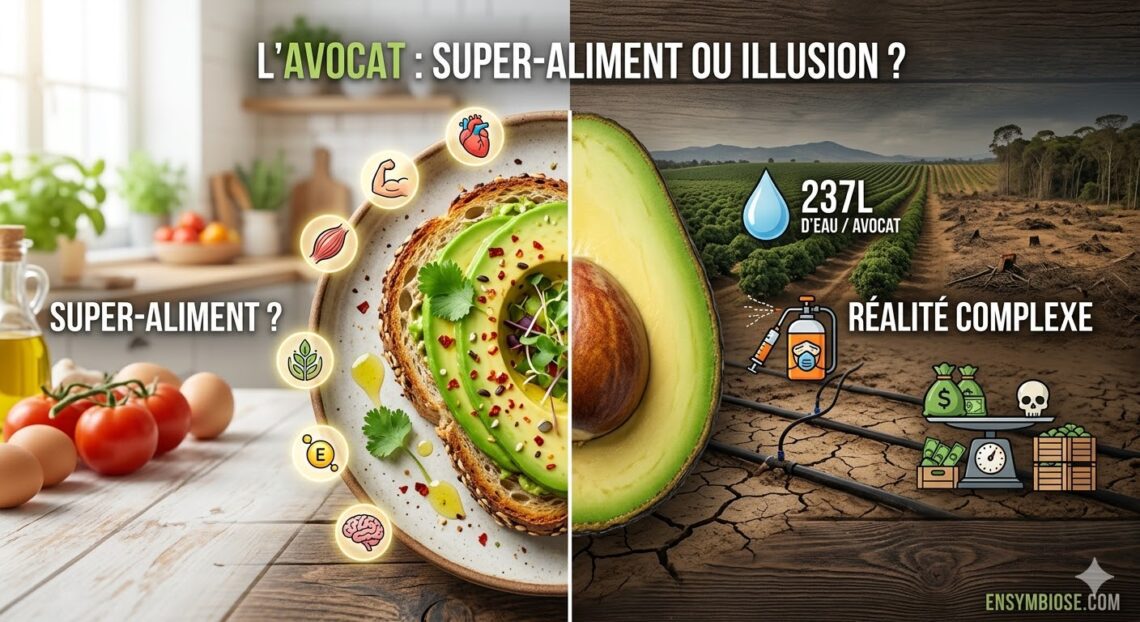 Image synthétisant les bienfaits de l'avocat et non-dits