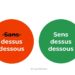 Sans dessus dessous ou sens dessus dessous